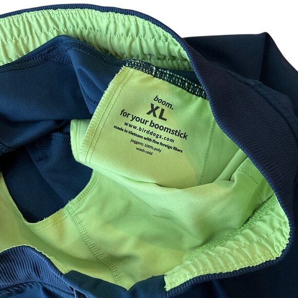 Birddogs Boom For Your Boomstick Unlined Jogger Pants Navy Blue Size XL Pockets - Picture 7 of 7